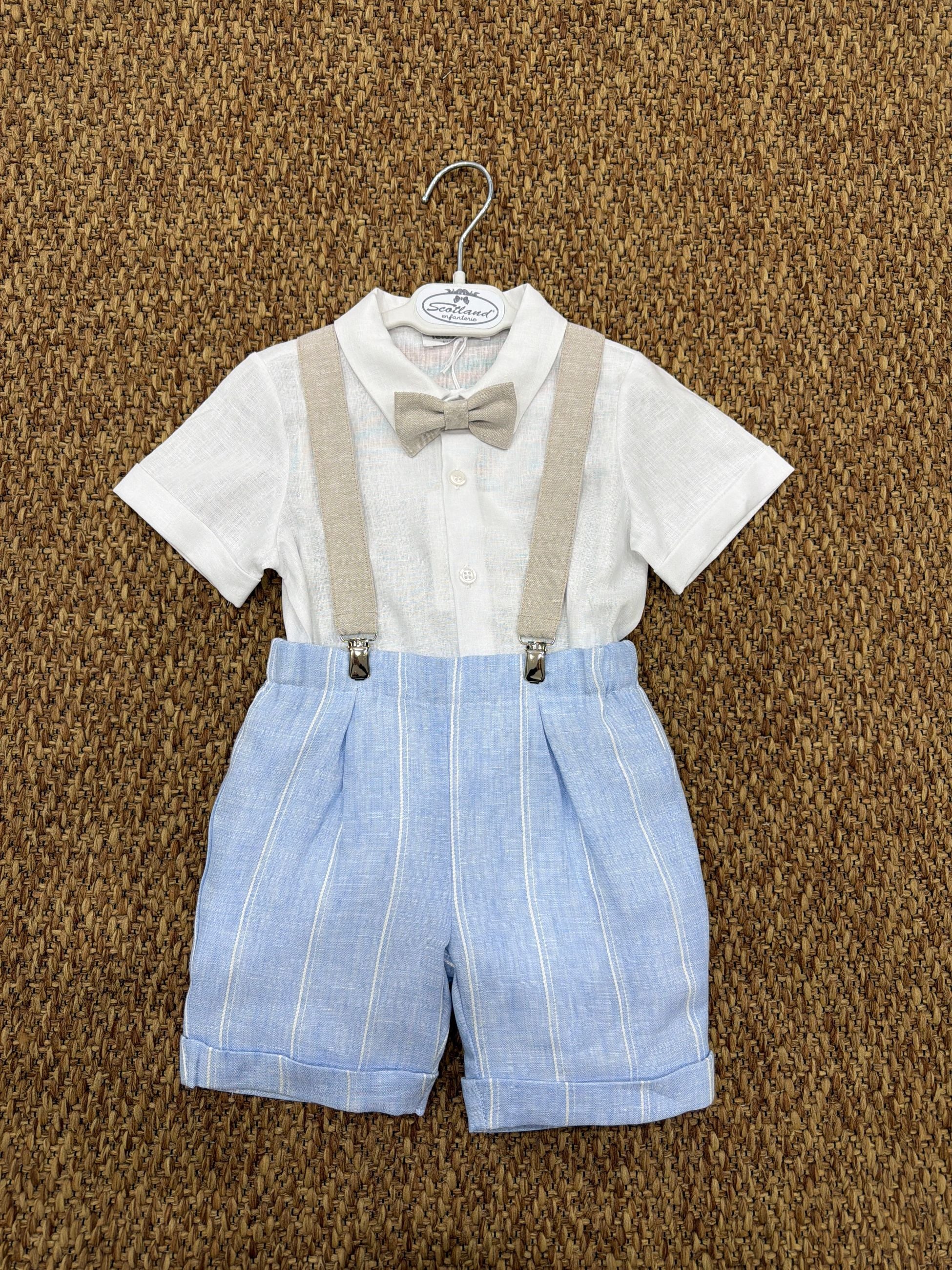 Completo bambino cerimonia 2pz con papillon Teto&Tatta