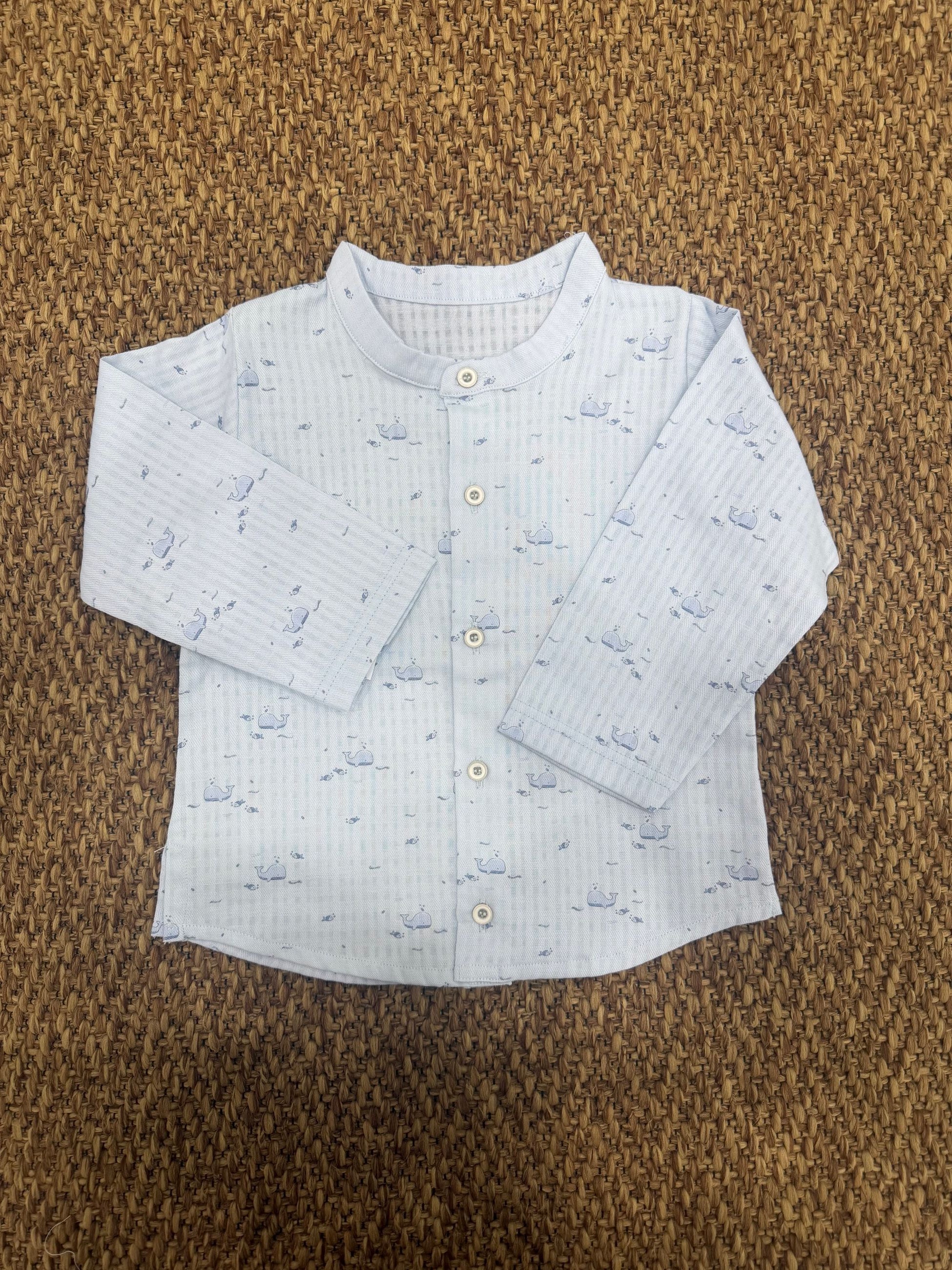 Camicia bambino a costine Baby Vip