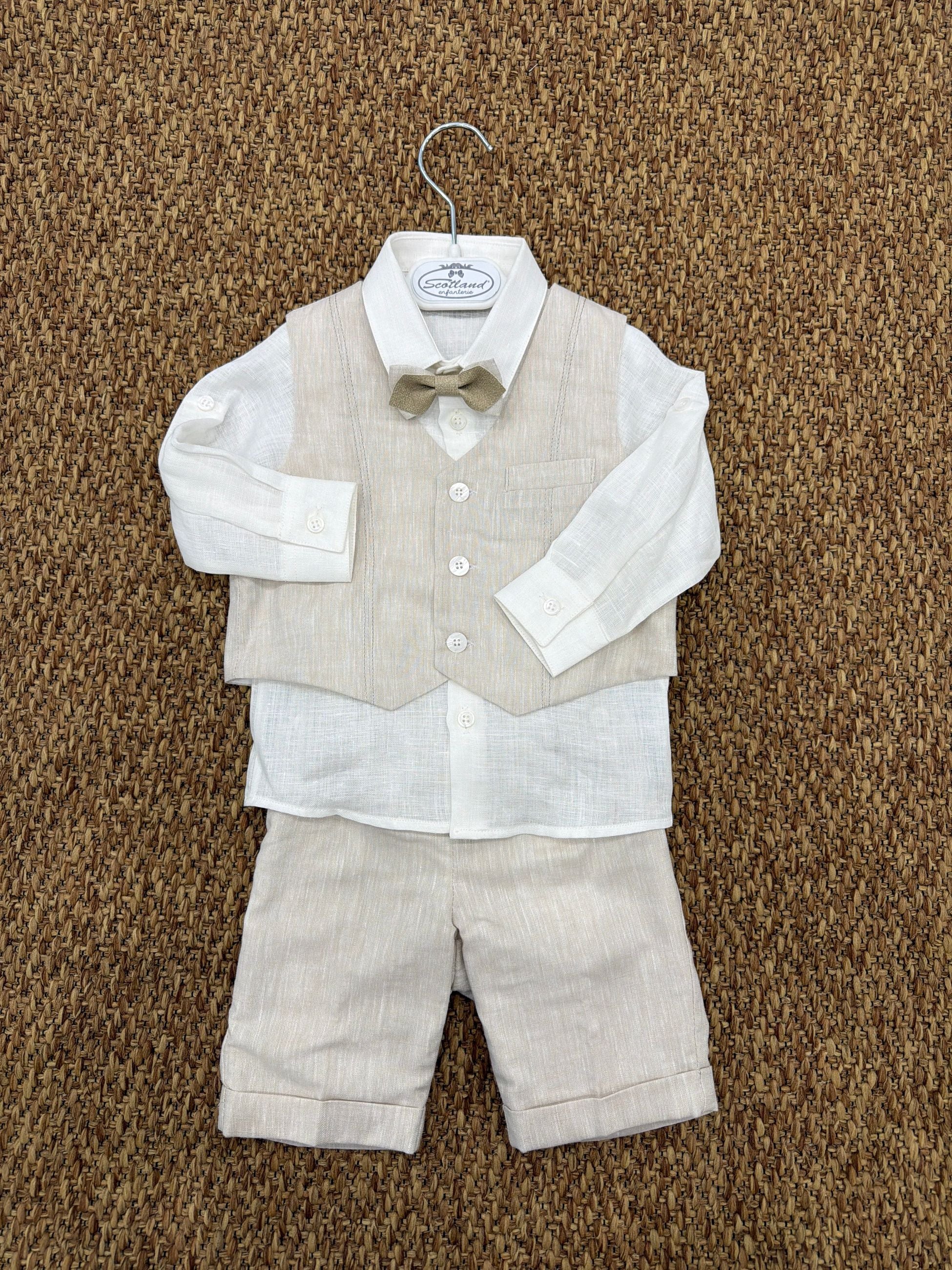 Completo bambino cerimonia 4pz con panciotto Marlù