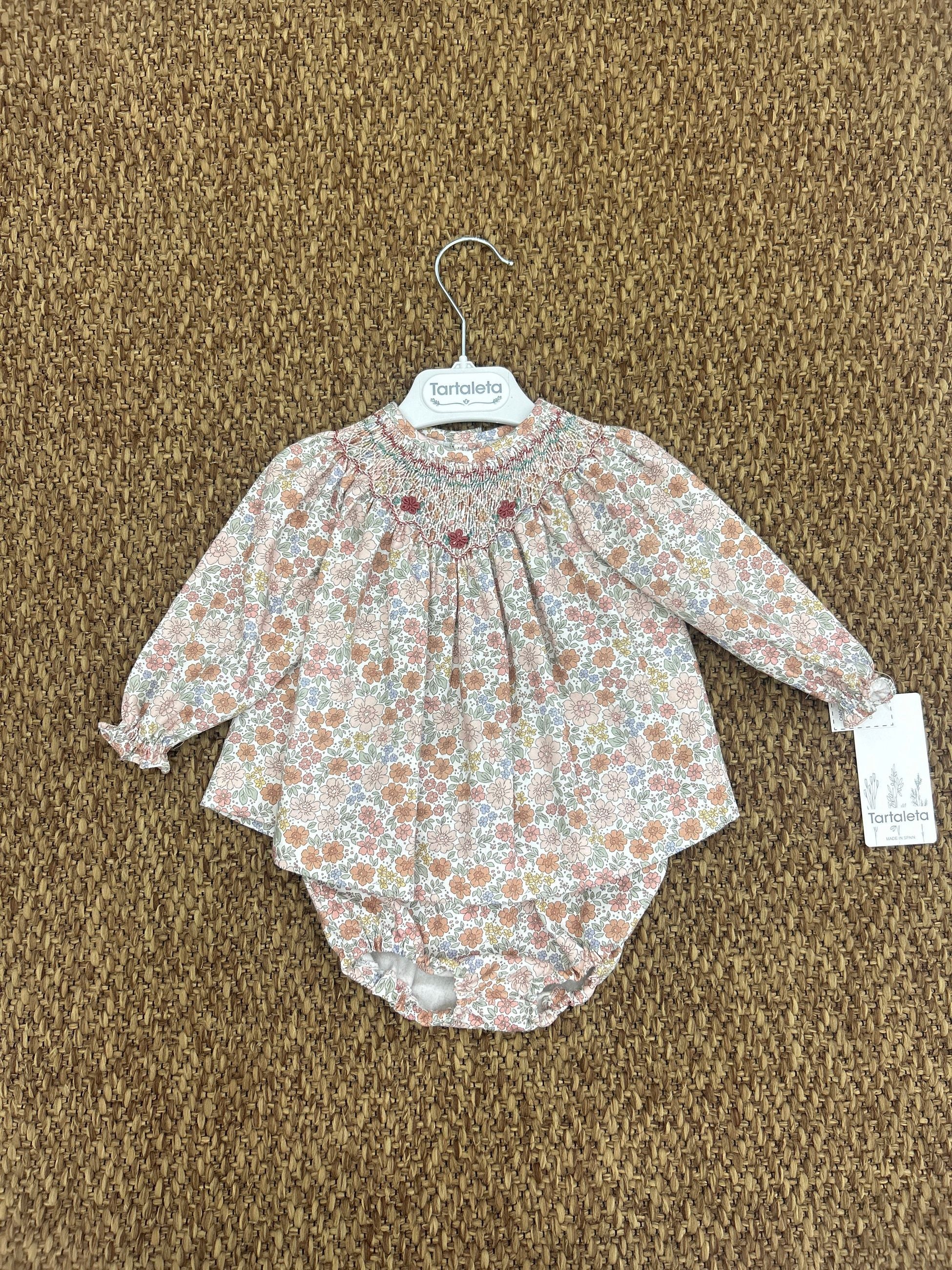 Completo neonata 2pz fiorellini Tartaleta
