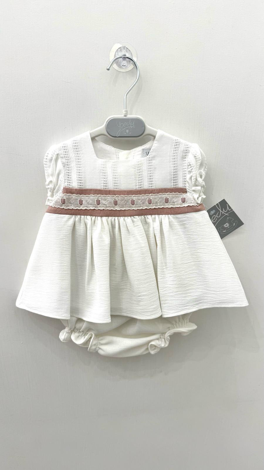 Completo bimba 2pz con fiocco Yoedu
