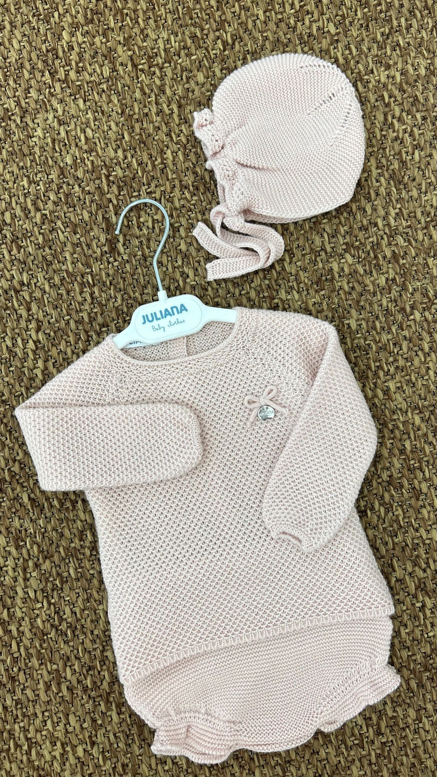 Completo neonata 3pz fiocchetto Juliana