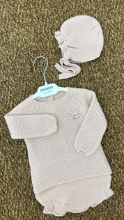 Completo neonata 3pz fiocchetto Juliana
