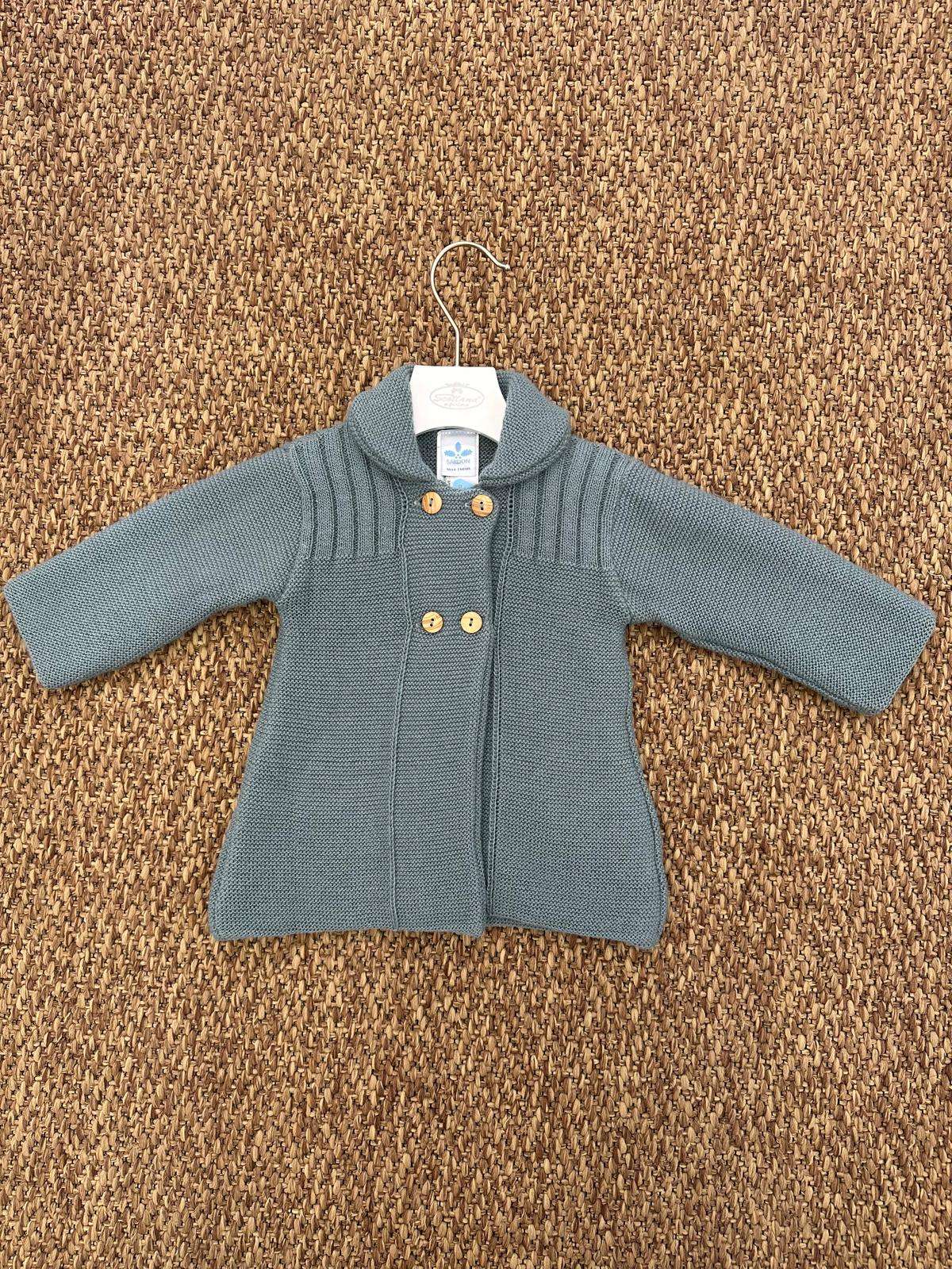 Cappotto neonati dettagli a costine Sardon