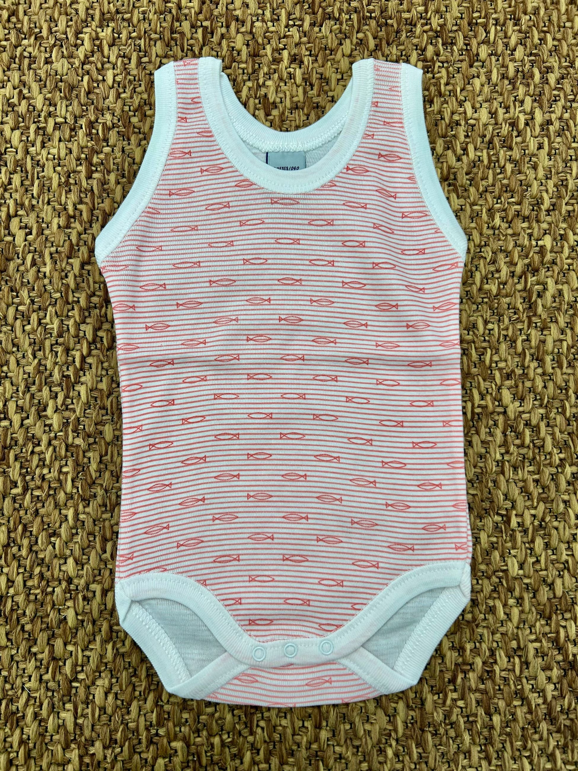 Body neonata con pesciolini Babidu