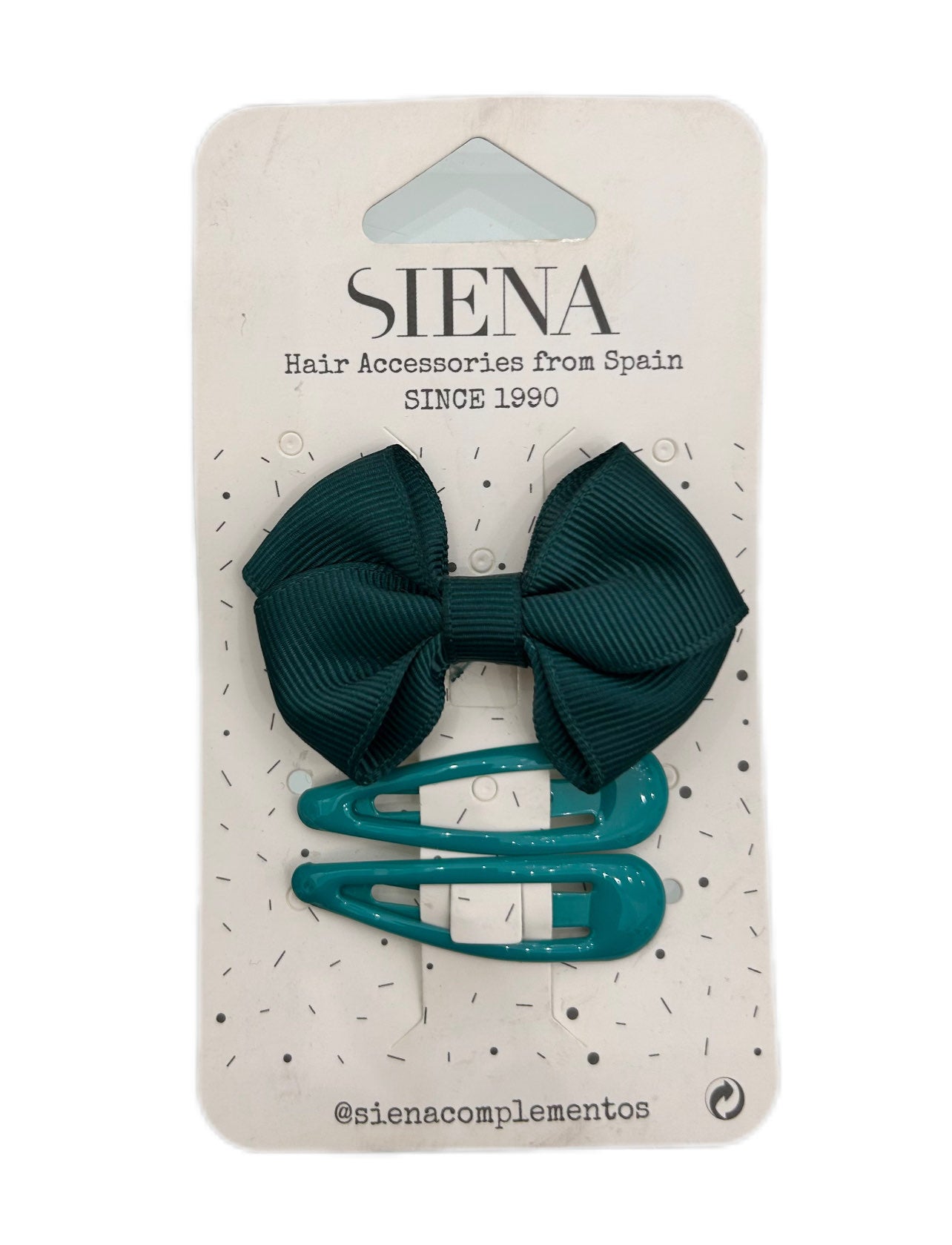 Set mollette bimba con fiocco Siena