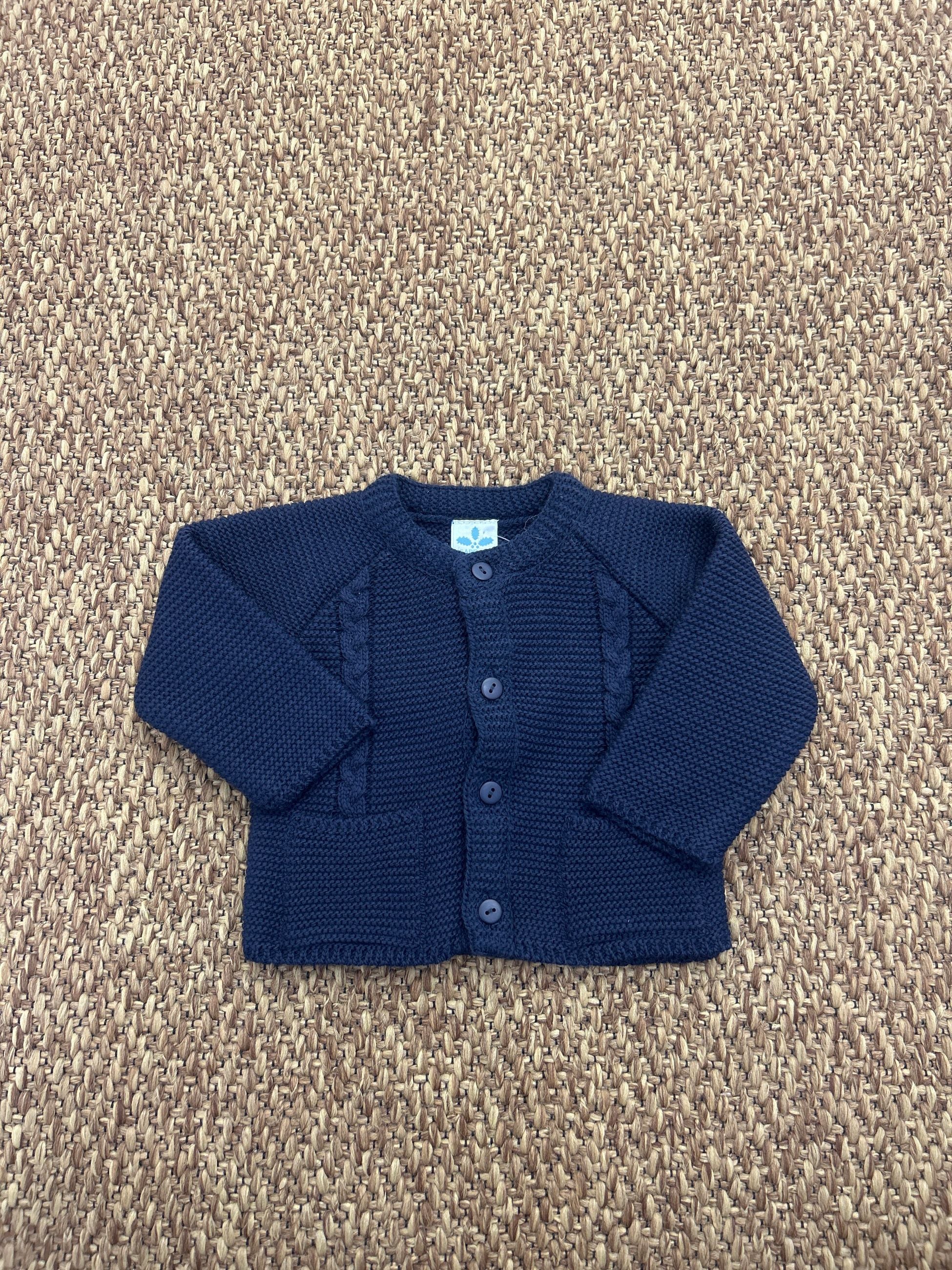 Giacchino neonati trecce Sardon