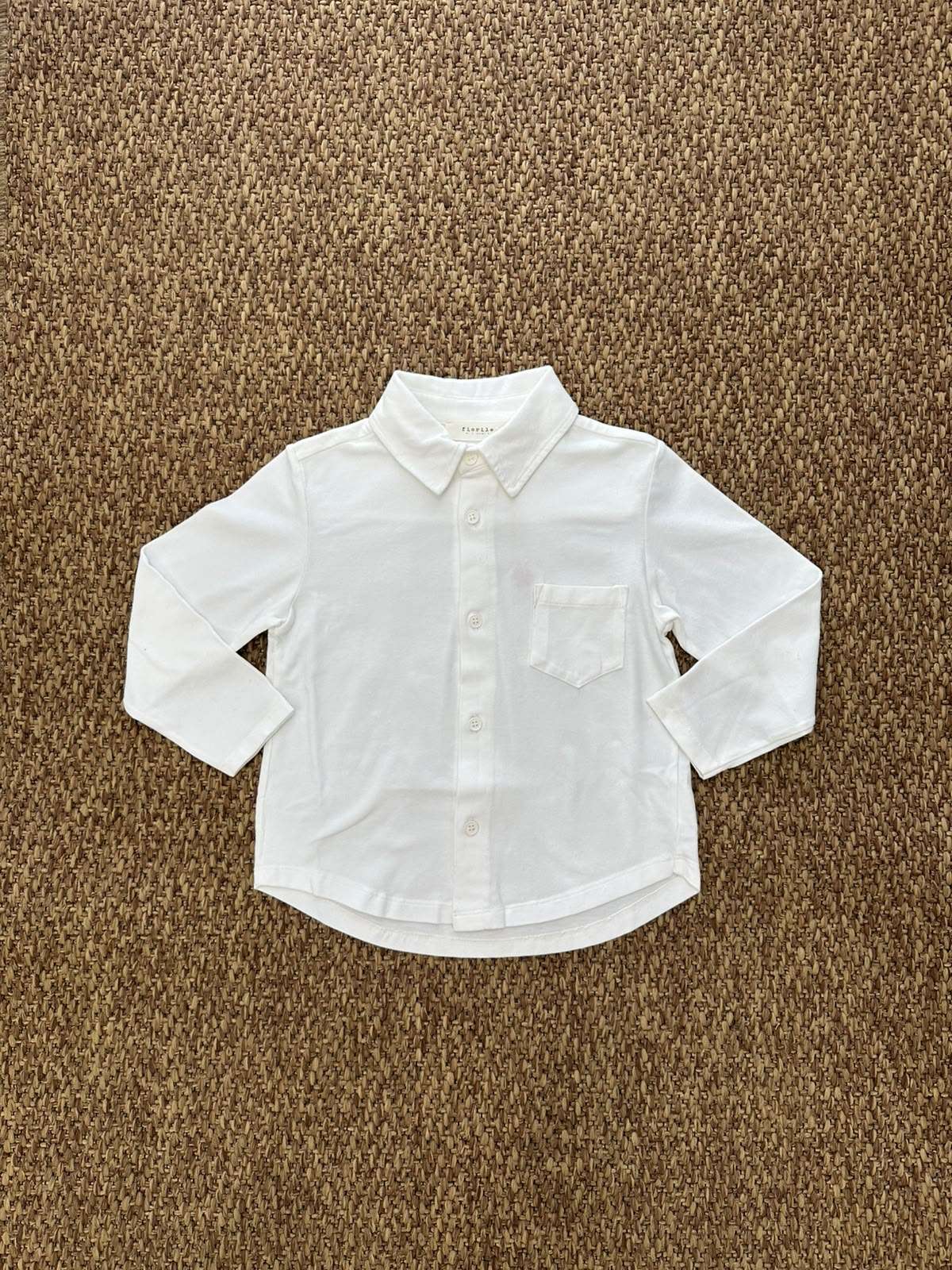 Camicia bambino con taschino Fiorile