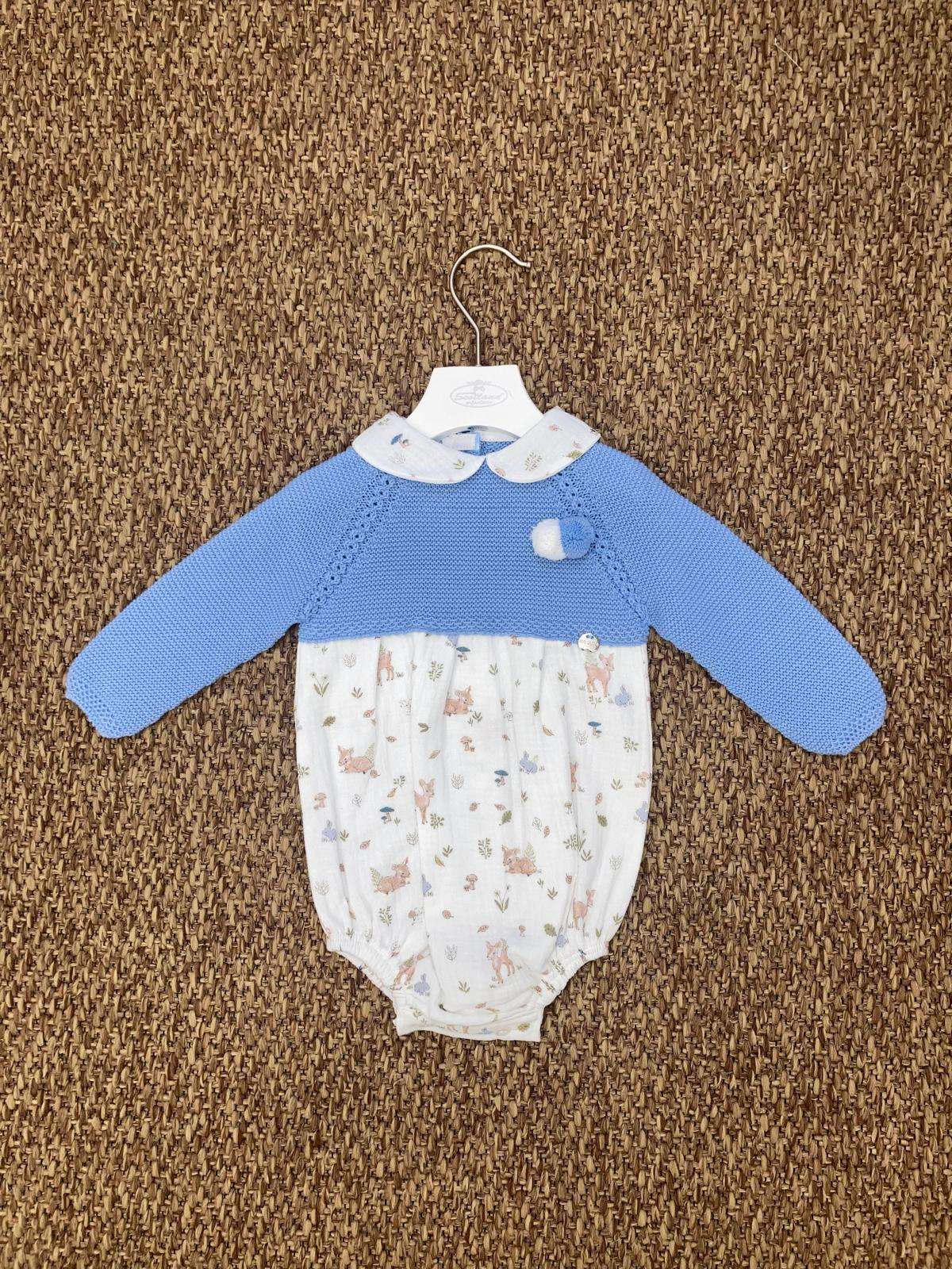 Pagliaccetto neonata a fantasia Juliana