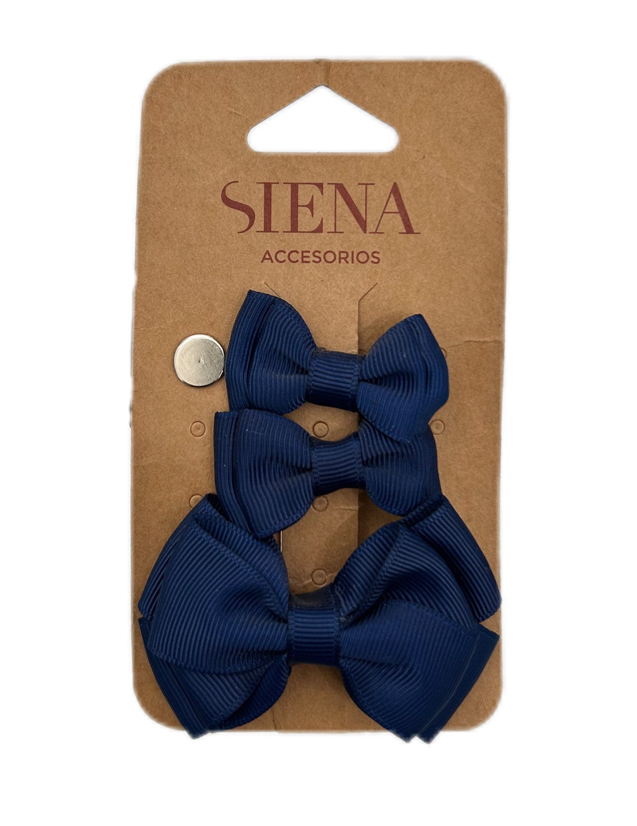 Set mollette bimba con fiocco tre grandezze Siena