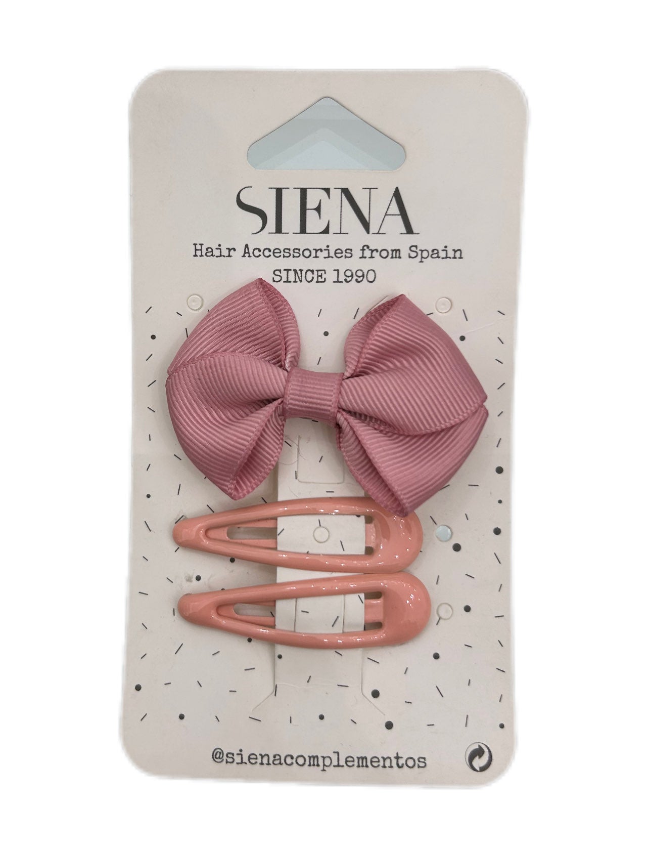 Set mollette bimba con fiocco Siena