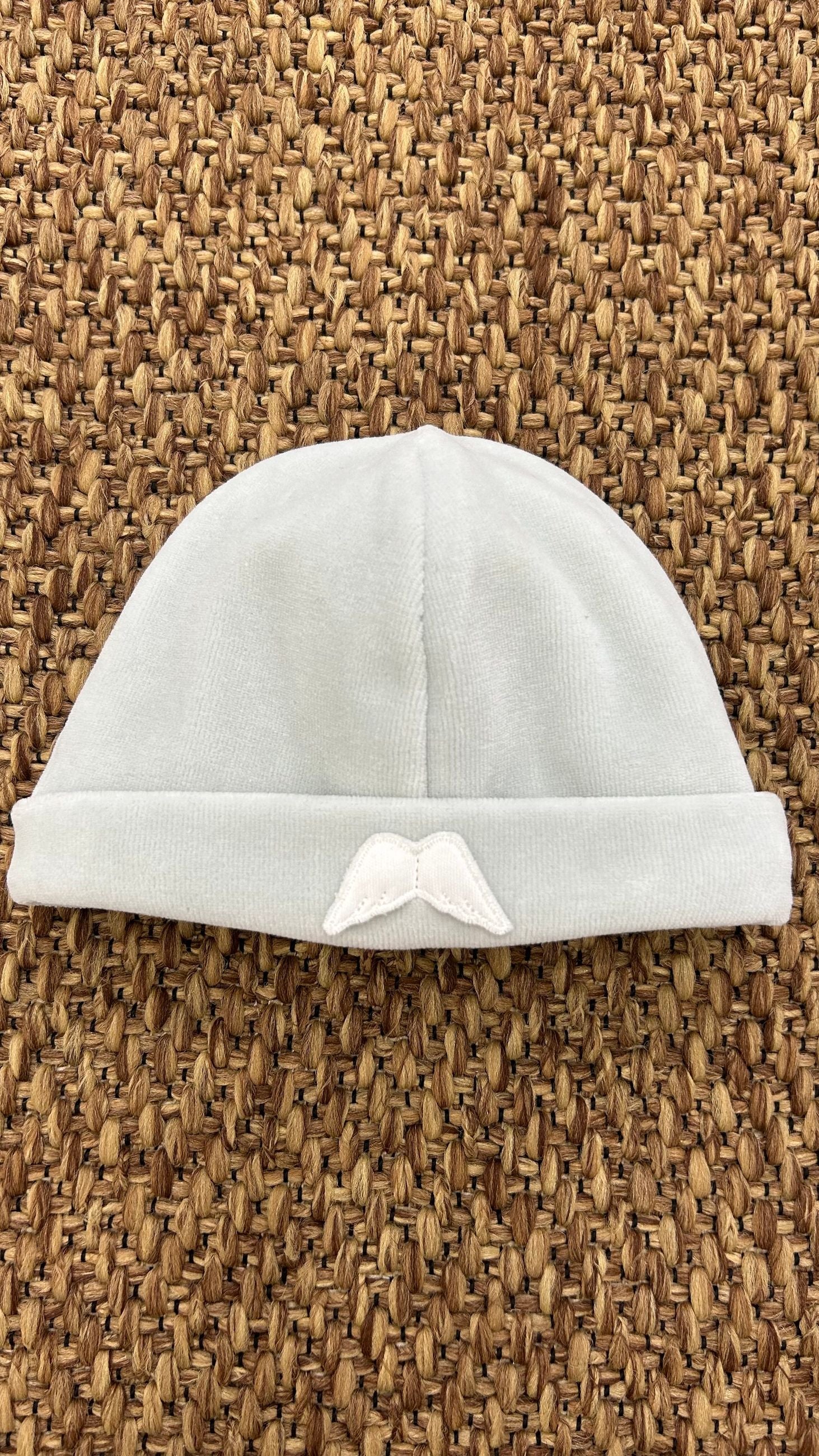 Cappellino neonati velluto ali Baby Gi