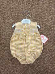 Pagliaccetto bimba a quadretti Del Sur