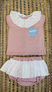 Completo bimba con merletto Juliana