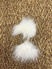 Set 2 mollettine per capelli pon pon