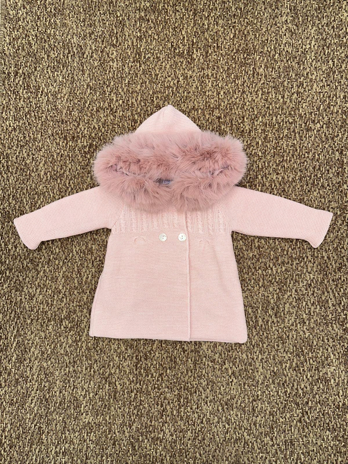 Cappotto bambina con cappuccio in pelliccetta Mac Ilusion