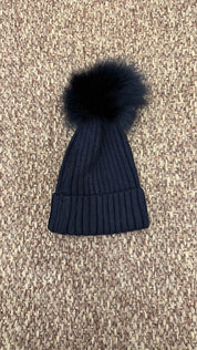 Cappello bimbi a costine pon pon Enfant Made in Italy