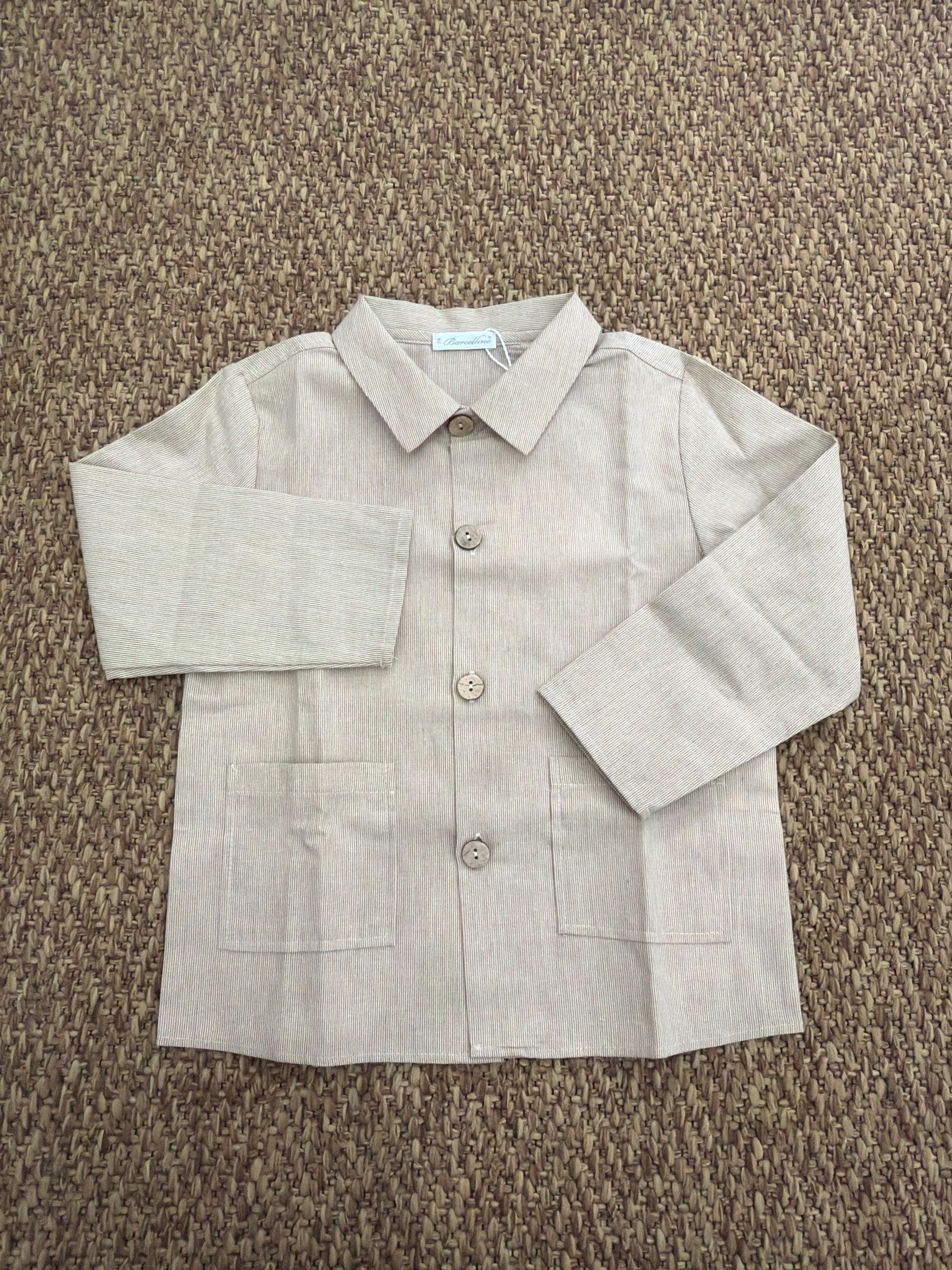 Camicia bambino con tasche Barcellino