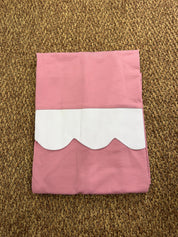 Coperta neonati con orlo petalo Pappa e Latte