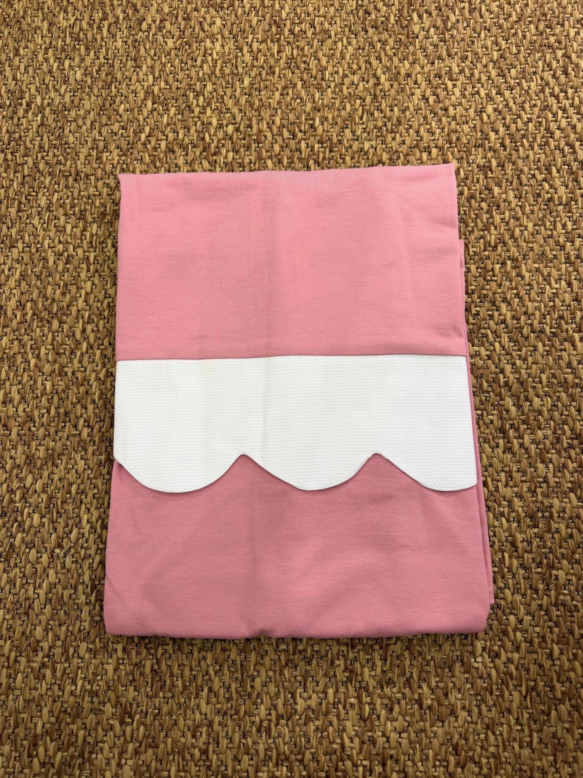 Coperta neonati con orlo petalo Pappa e Latte