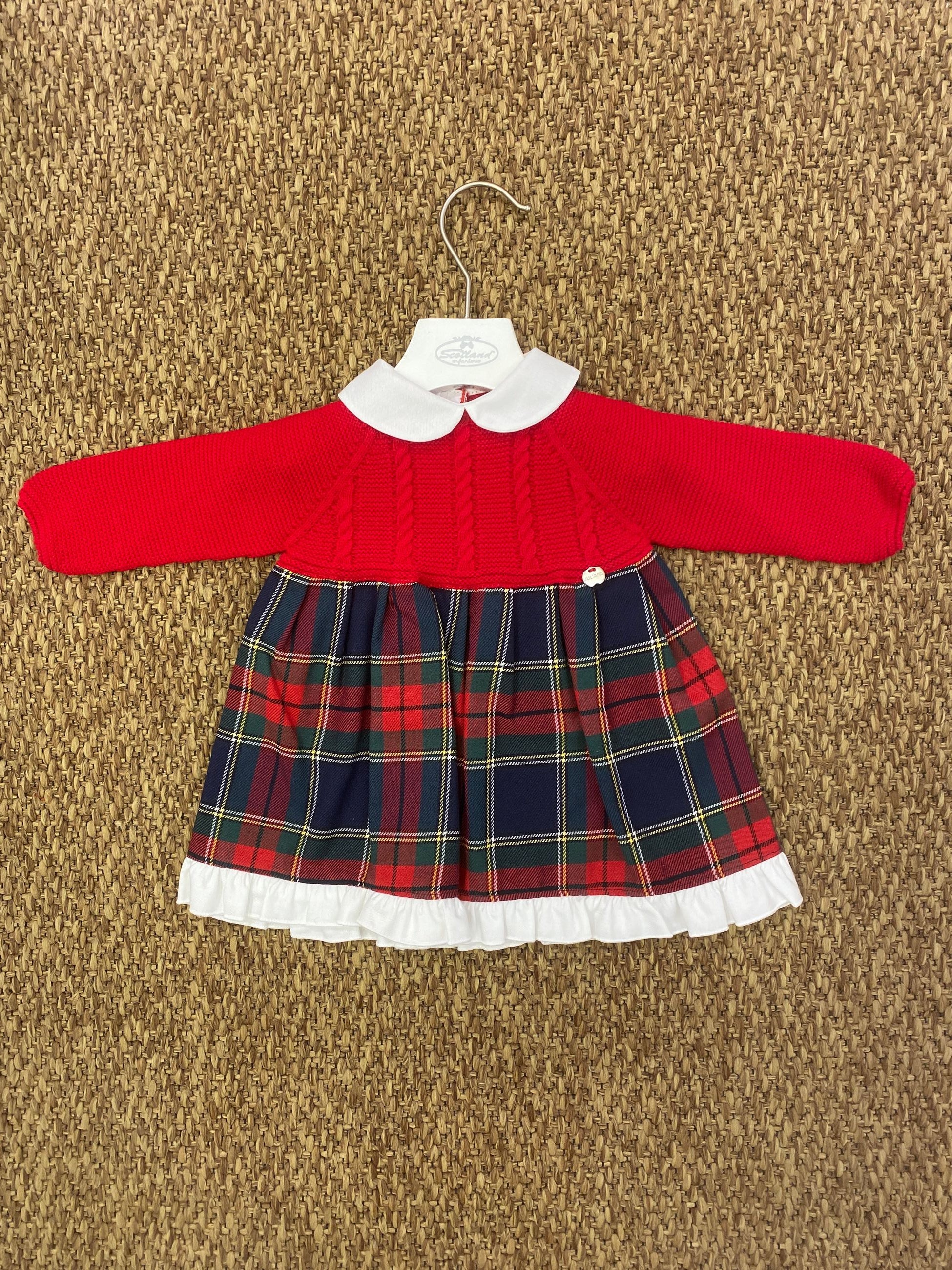 Abito bambina con gonna in tartan Juliana