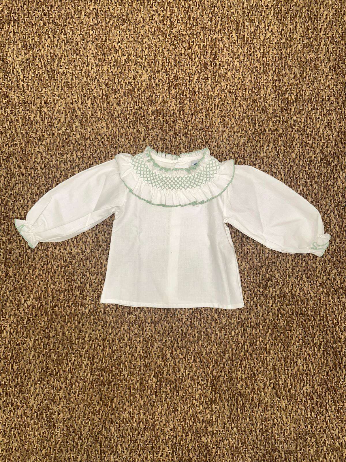 Camicia bambina con maniche a palloncino Babidu
