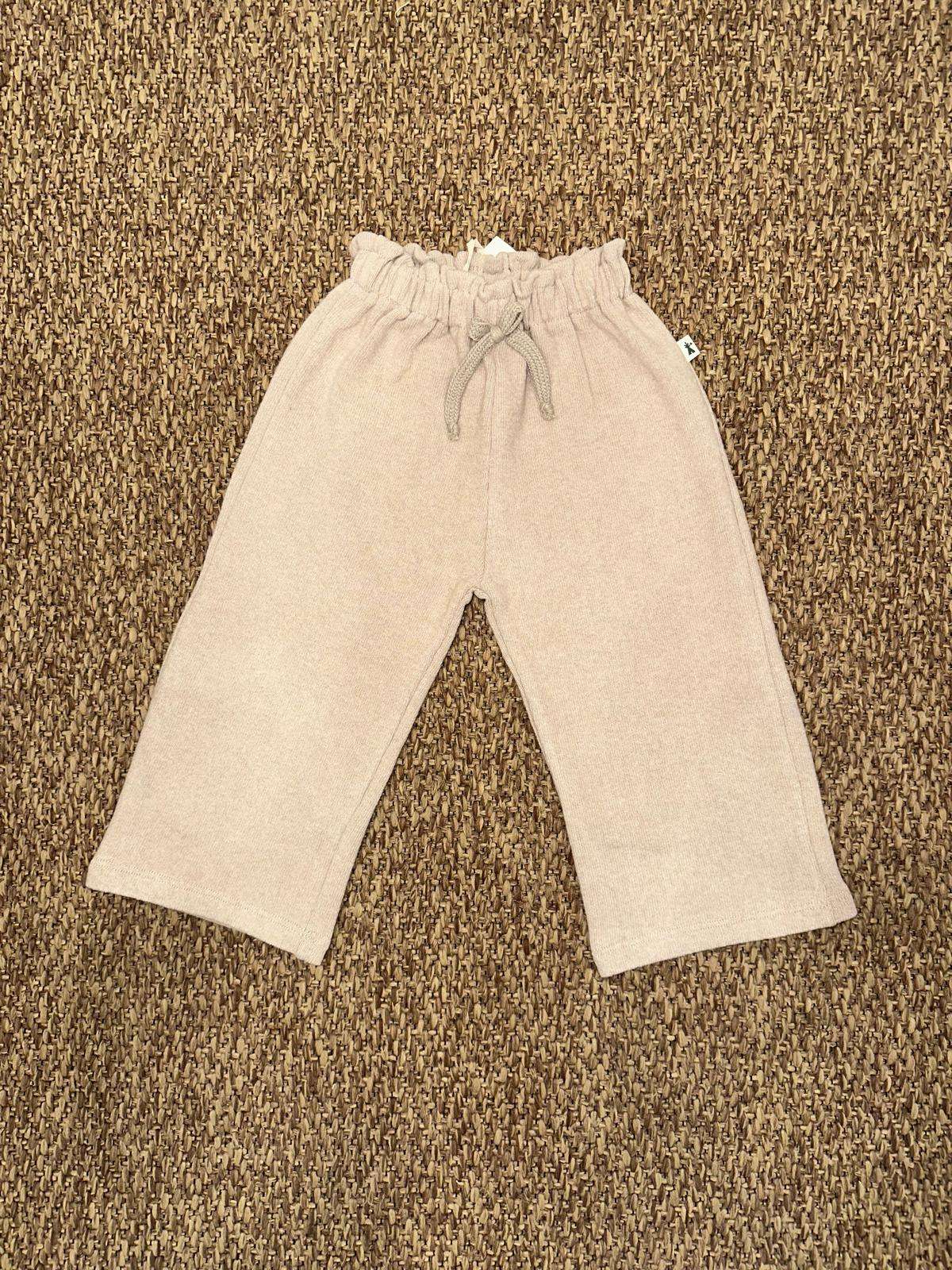 Pantalone bambina con arricciatura in vita Petit Indi