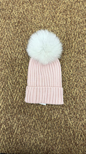 Cappello bimbi a costine pon pon Enfant Made in Italy