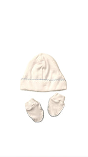 Completo cappellino e muffole Calamaro