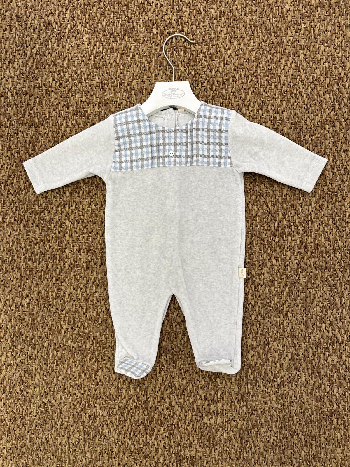 Tutina neonati a quadretti Baby Gi