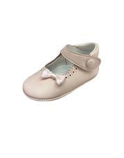 Scarpetta bimba ballerina in pelle con fiocchetto Panyno