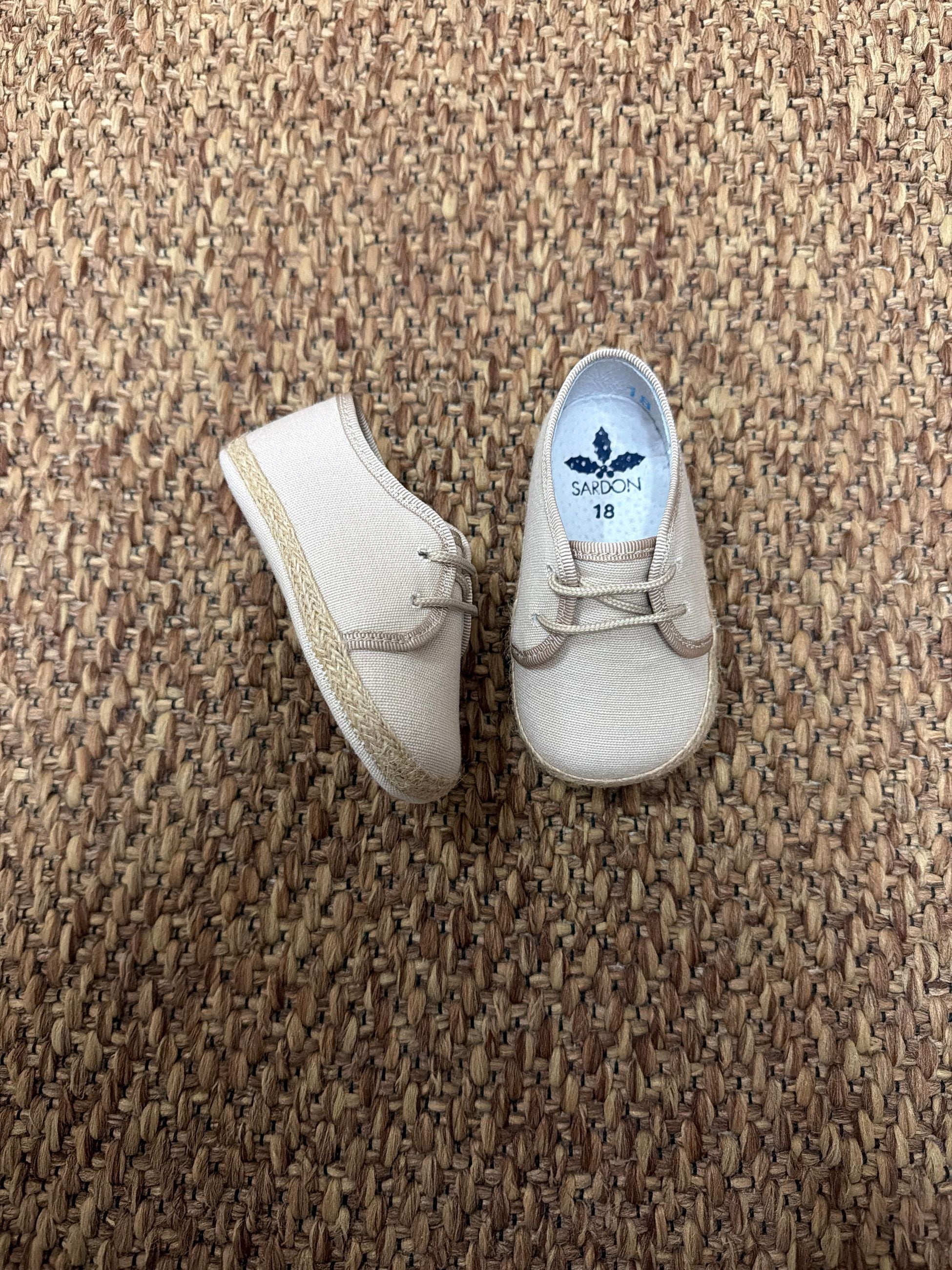 Scarpine bimbo con lacci Sardon