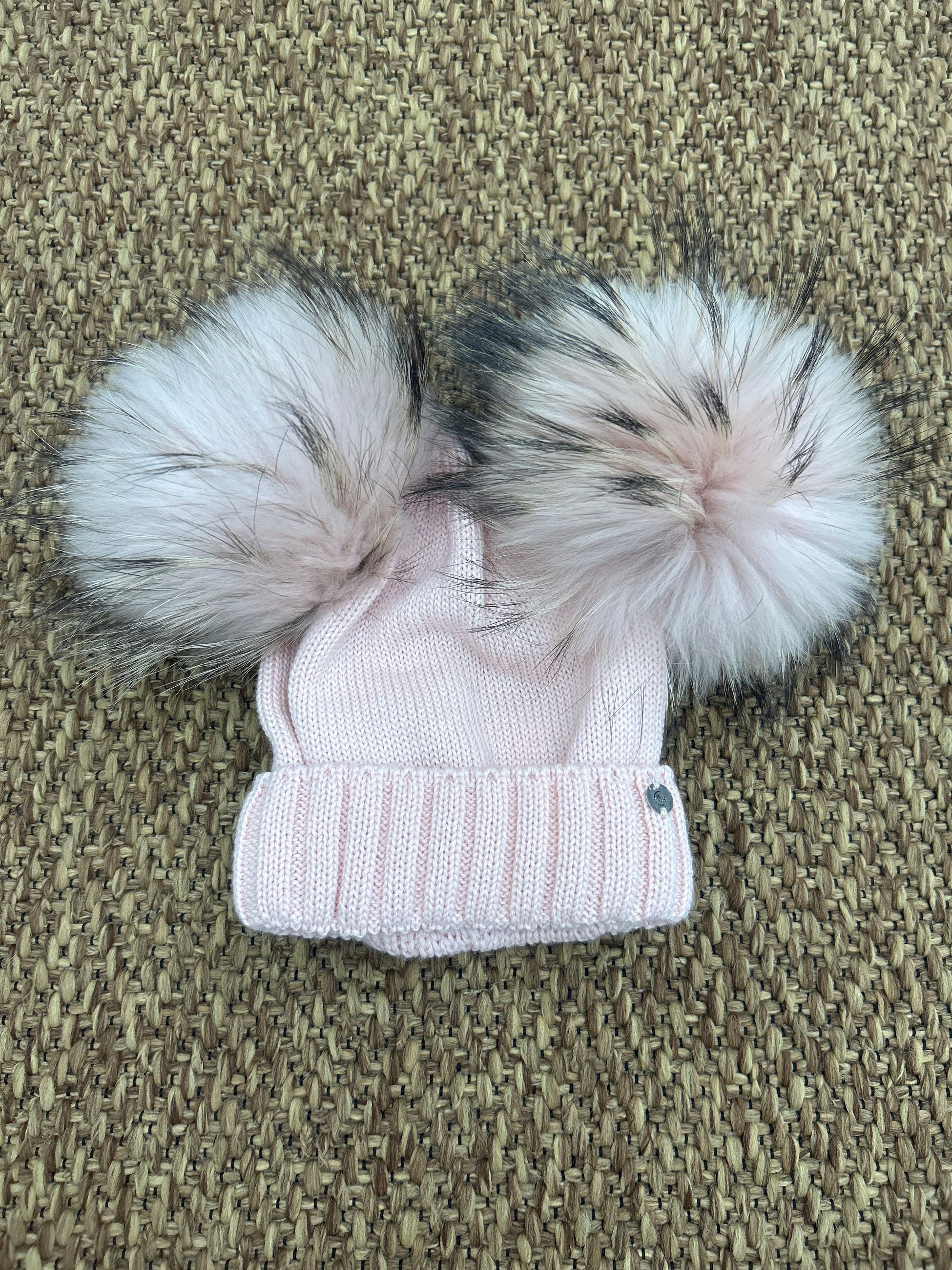 Cappellino bimbi lana 2 pon pon Gio Higuamy