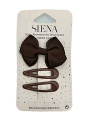 Set mollette bimba con fiocco Siena