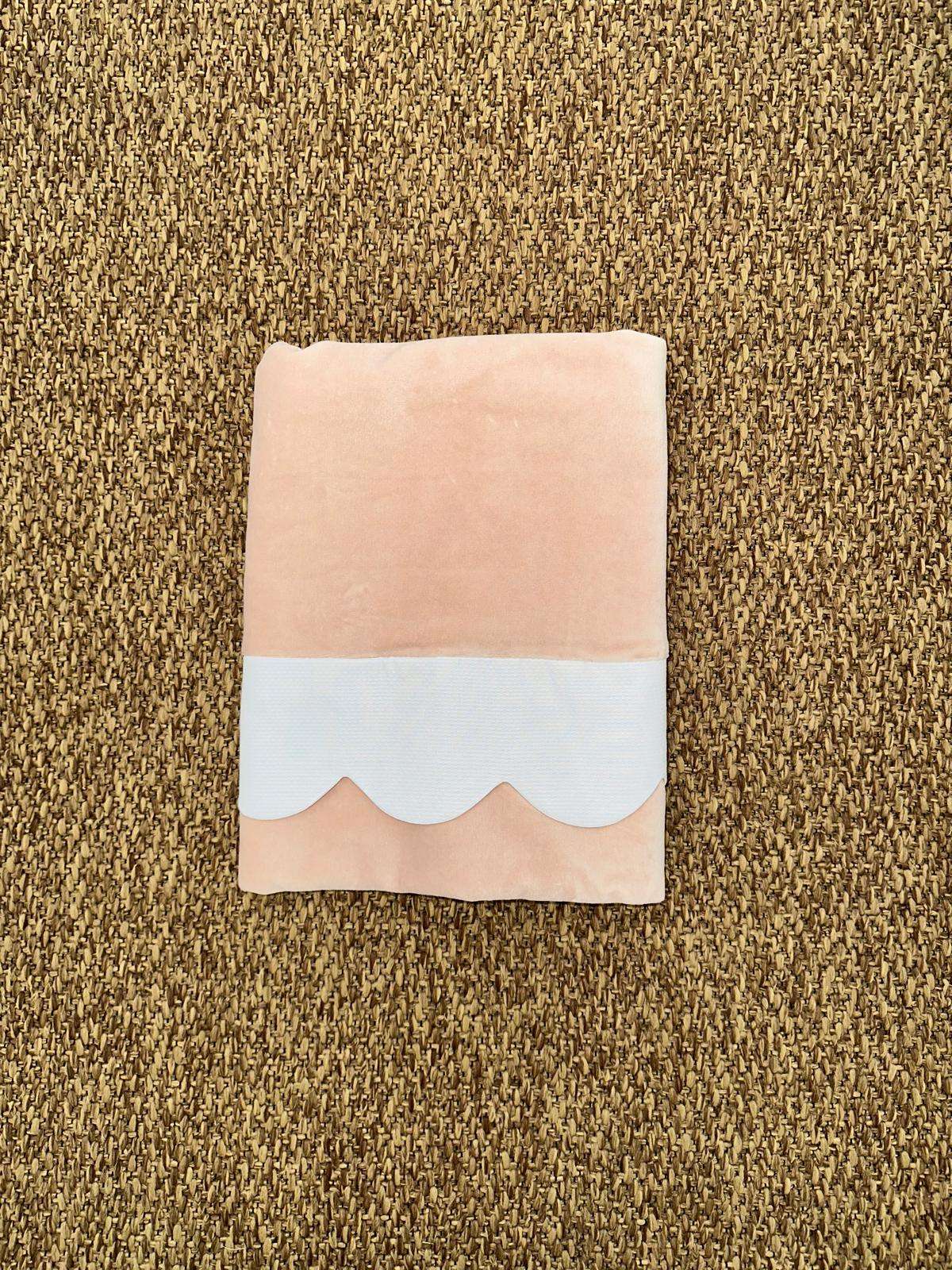 Copertina neonati con orlo Pappa e Latte