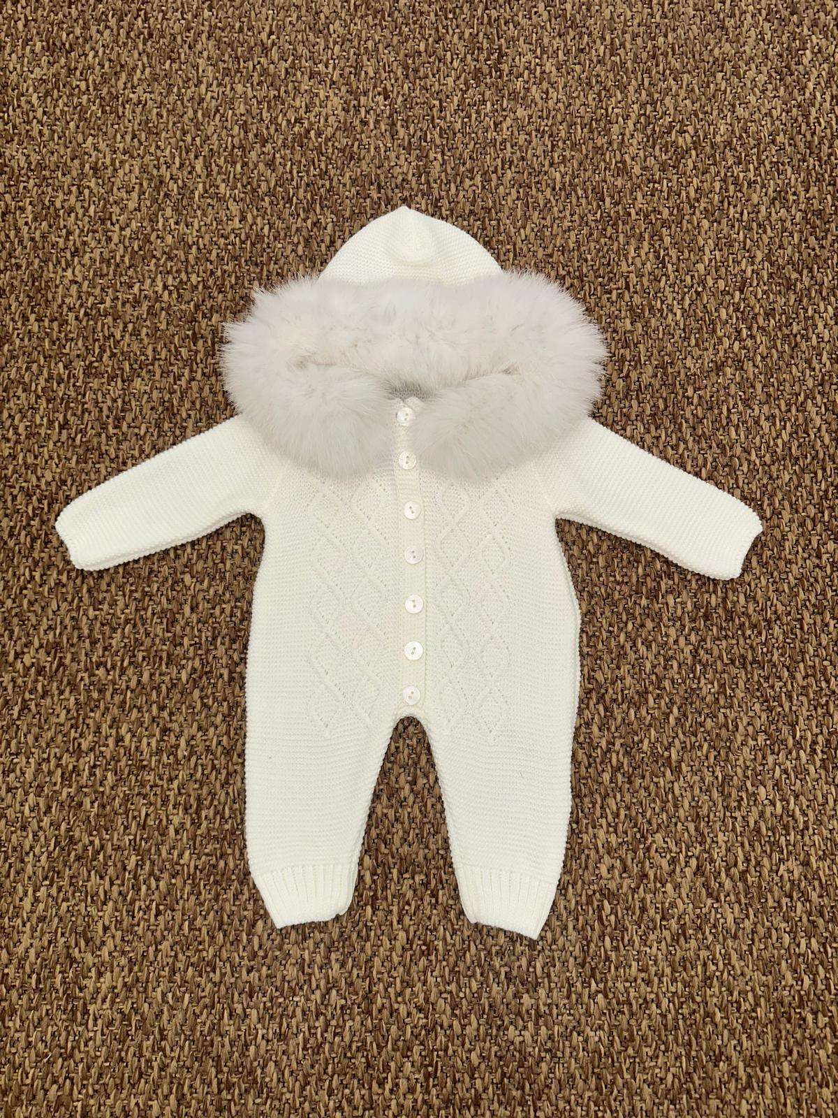 Eskimo neonati con cappuccio in pellicciotto Juliana