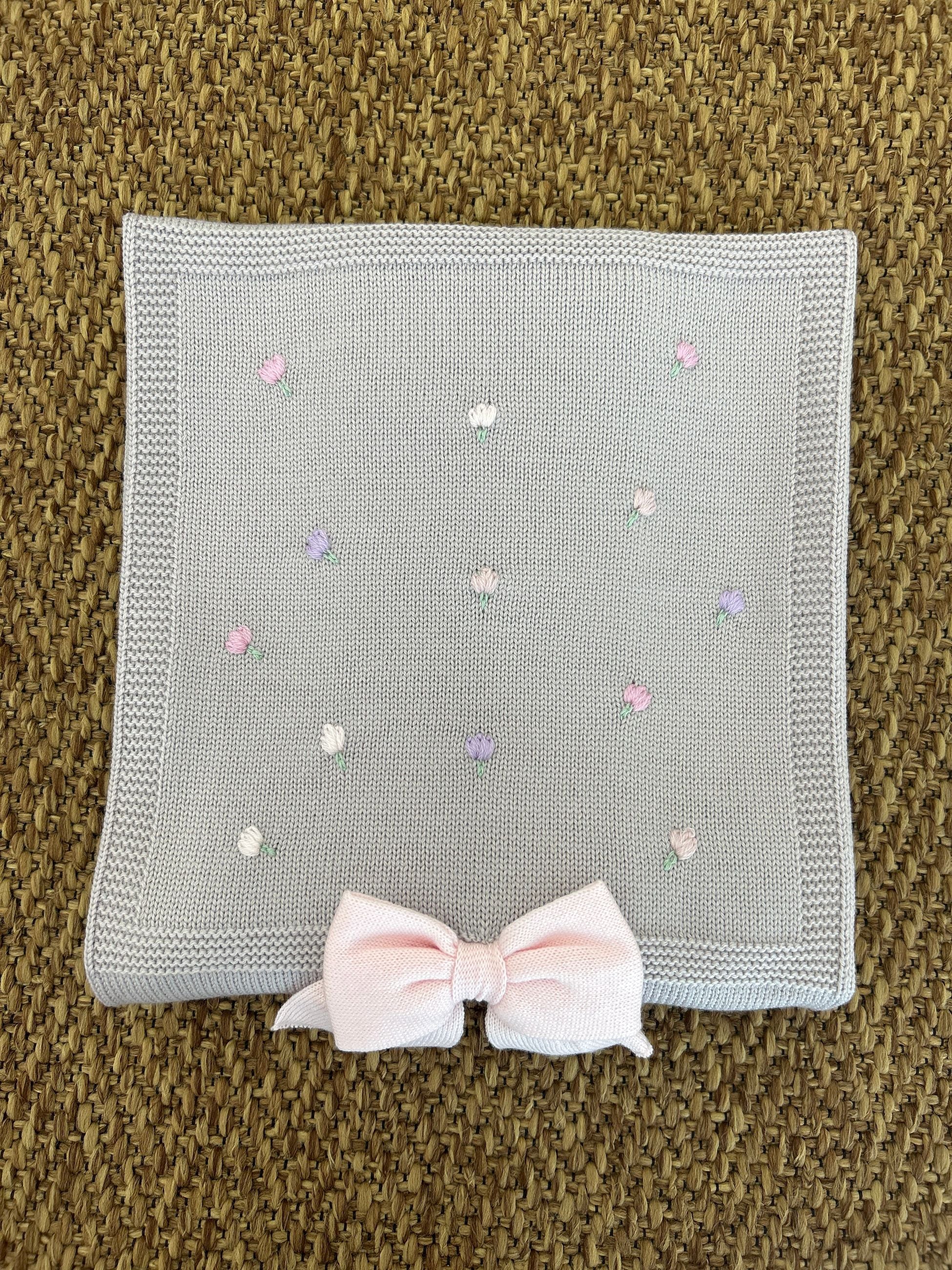 Scialle neonata fiocco Baby Lord