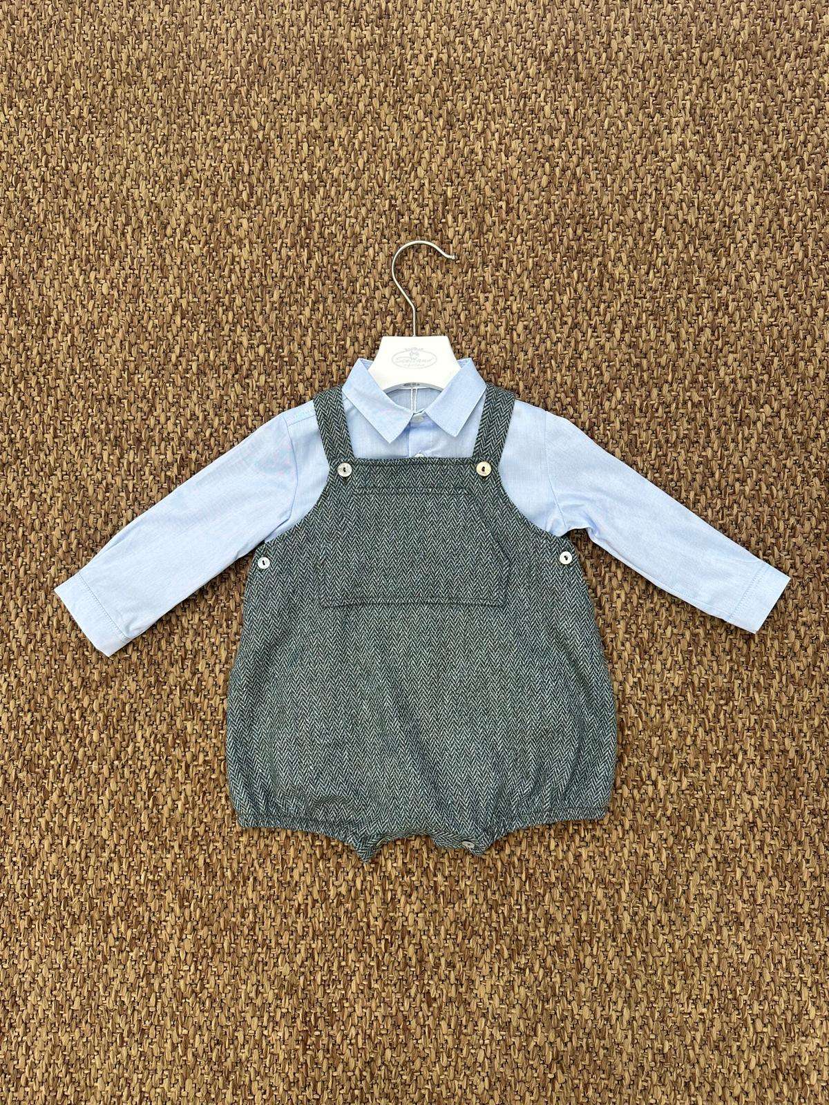 Completo bambino 2pz con salopette Barcellino
