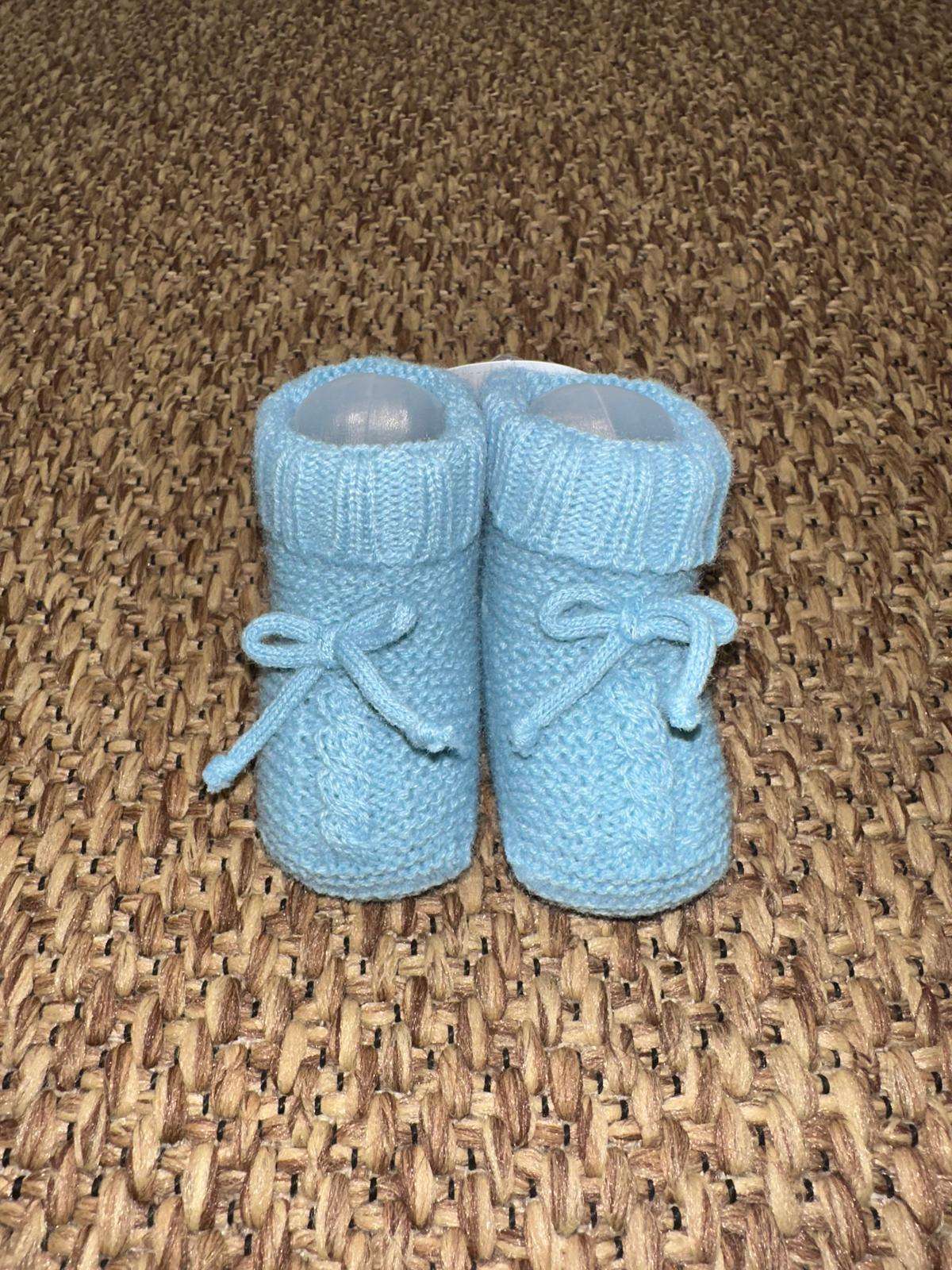 Babbucce neonati fiocchetti Juliana