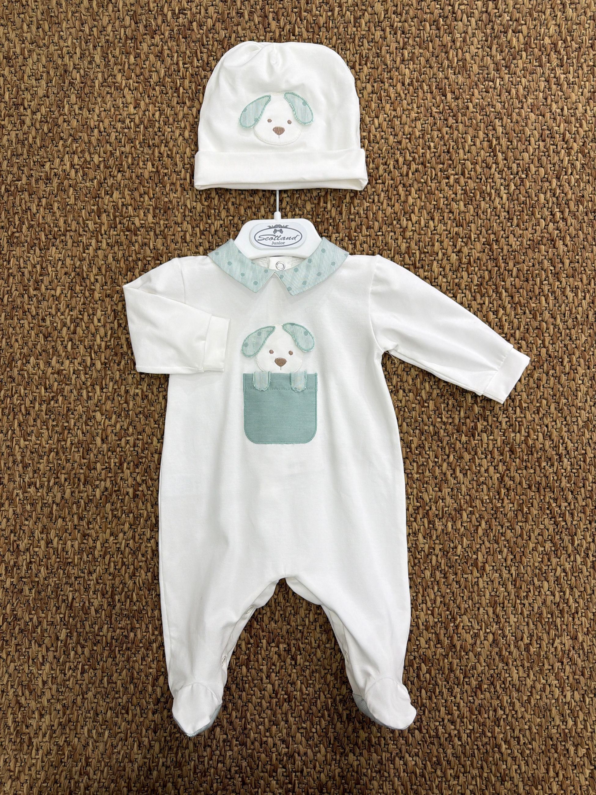 Tutina neonati cagnolino con cappellino Teto&Tatta