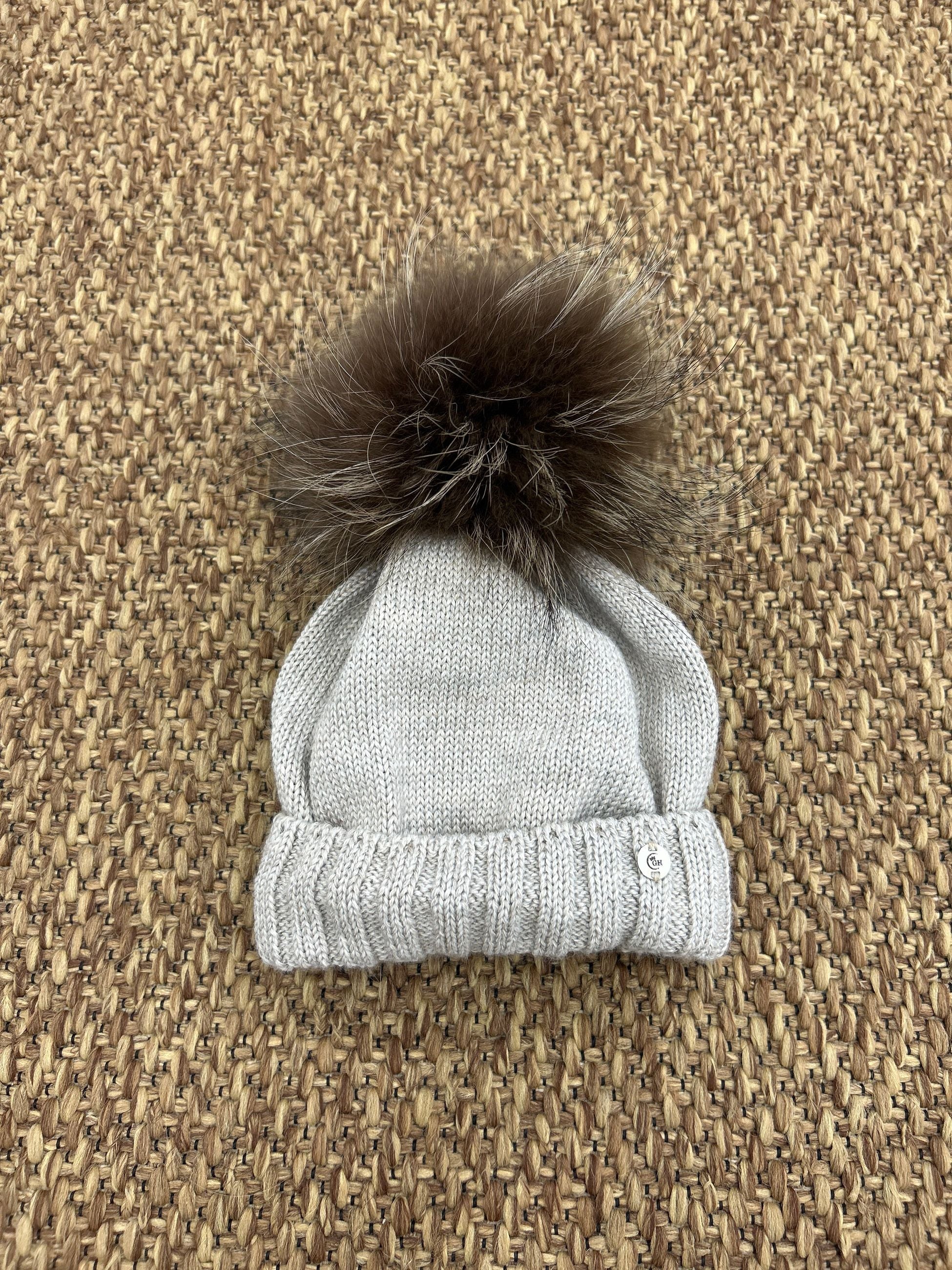 Cappellino bimbi lana pon pon Gio Higuamy