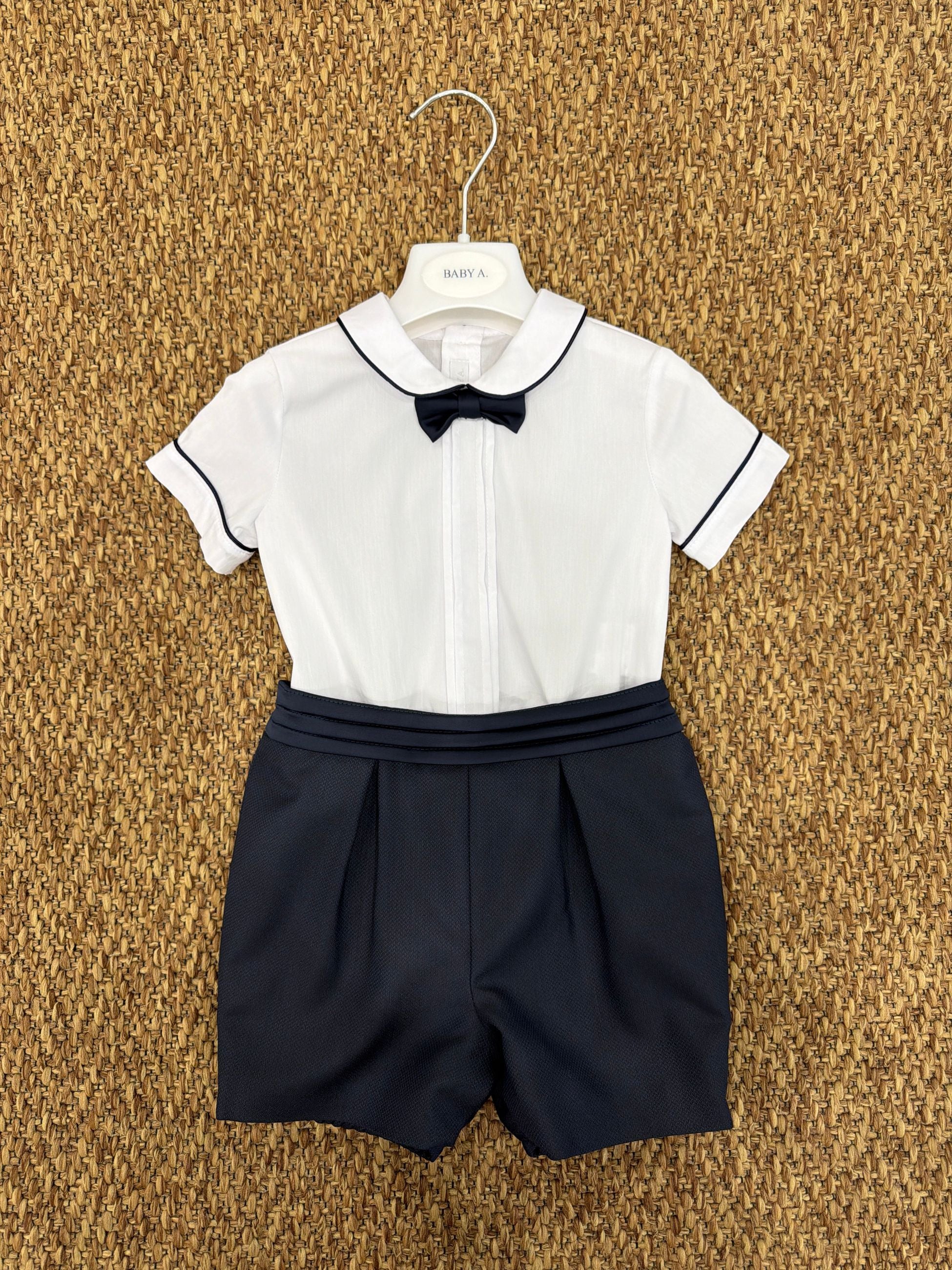 Completo bambino cerimonia 2pz con papillon Baby A