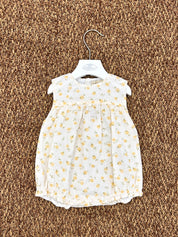 Pagliaccetto bimba con fiorellini Wedoble