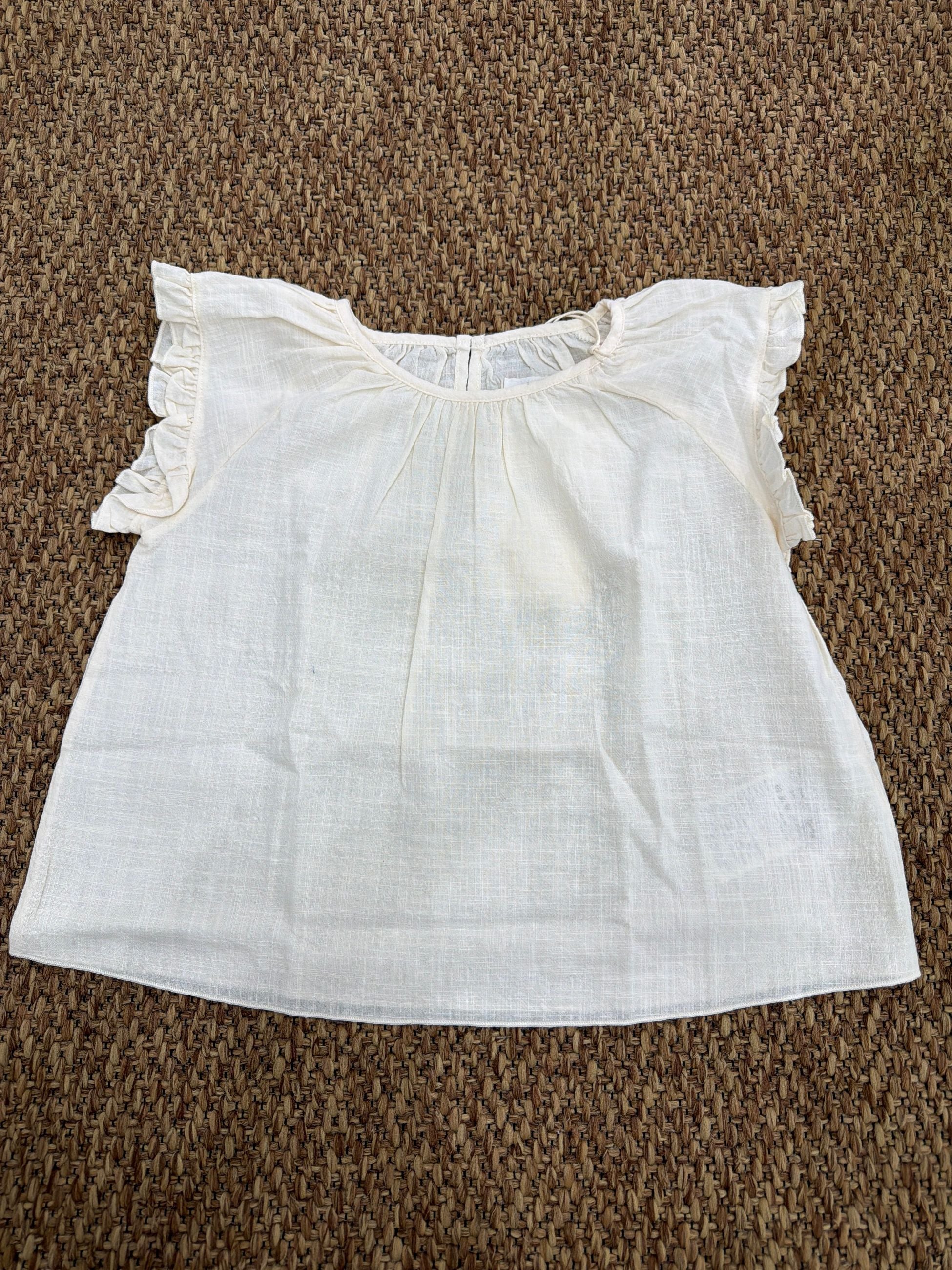 Blusa bambina manica rouches Play Up